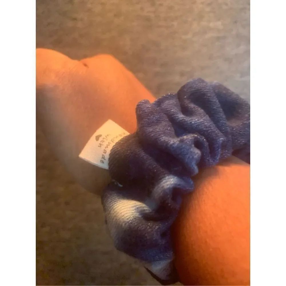 Denim Scrunchie Keychain - Picture 3 of 5